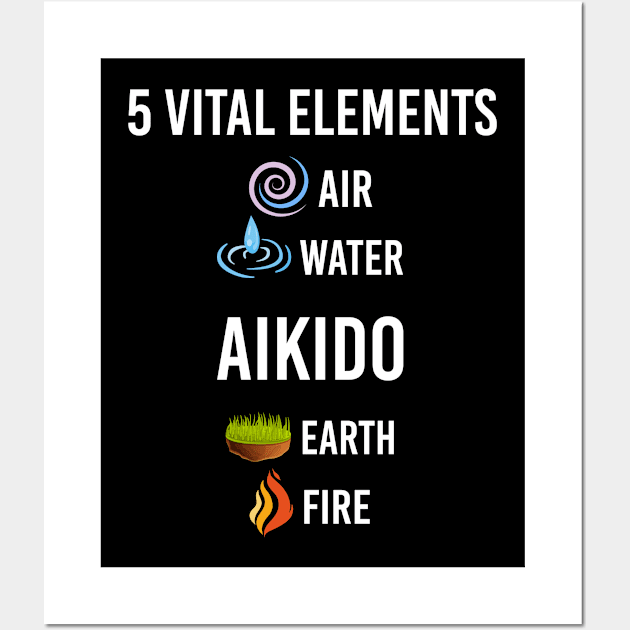 5 Elements Aikido Wall Art by blakelan128